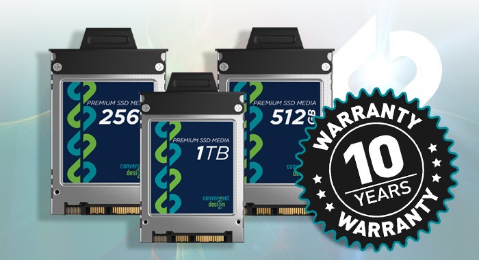 New Convergent Design SSDs to get 10 Year Warranty