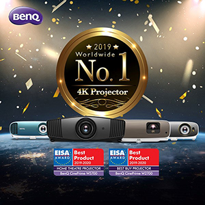 BenQ 4K Projectors Capture No.1 Market Share  Worldwide in CYQ2 2019